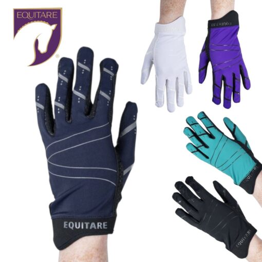 Equitare Lycra Grip Riding Gloves