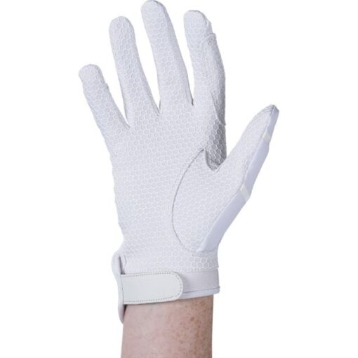 Equitare Lycra Grip Riding Gloves White1 1