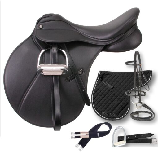 Equitare Newport All Purpose Saddle Package- Wide
