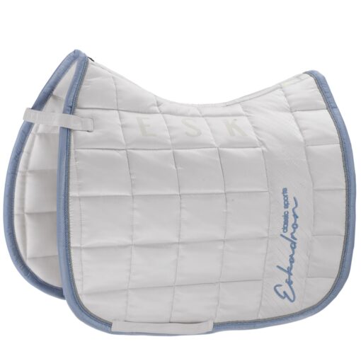 Eskadron Saddle Pad All Purpose Classic Sports 7 Eskadron Saddle Pad All Purpose White Light Blue Classic Sports