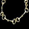 Exselle Snaffle Bit Bracelet Gold Plate
