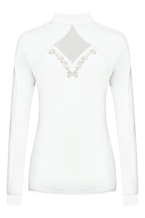 Fair Play Cathrine Rose Gold Competition Shirt Longsleeve White Back