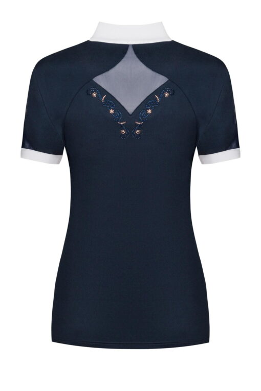 Fair Play Cathrine Rose Gold Competition Shirt 21 Fair Play Cathrine Rose Gold Competition Shirt Navy Back