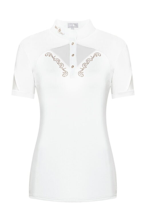 Fair Play Cathrine Rose Gold Competition Shirt 24 Fair Play Cathrine Rose Gold Competition Shirt White