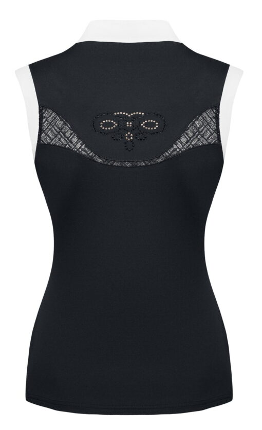 Fair Play Cecile Rose Gold Competition Shirt Sleeveless Black2