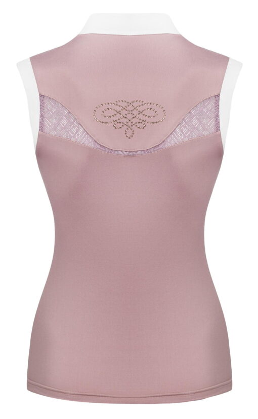 Fair Play Cecile Rose Gold Competition Shirt Sleeveless Dusty Pink2