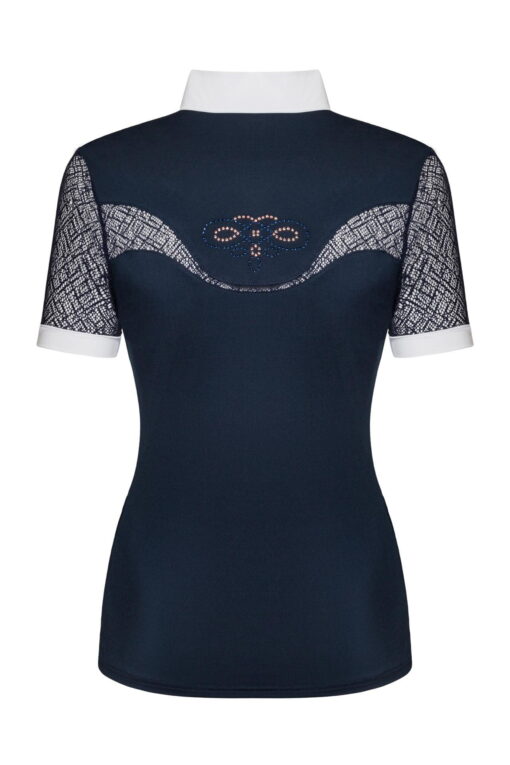 Fair Play Cecile Rose Gold Competition Shirt 9 Fair Play Cecile Rose Gold Competition Shirt navy Back