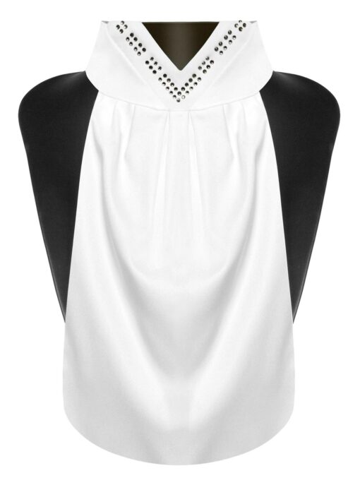 Fair Play Faven Stock Tie White Black