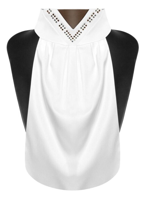 Fair Play Faven Stock Tie White Brown