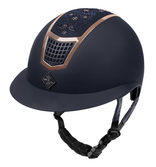 Fair Play Quantinum Chic Rose Gold Helmet Navy