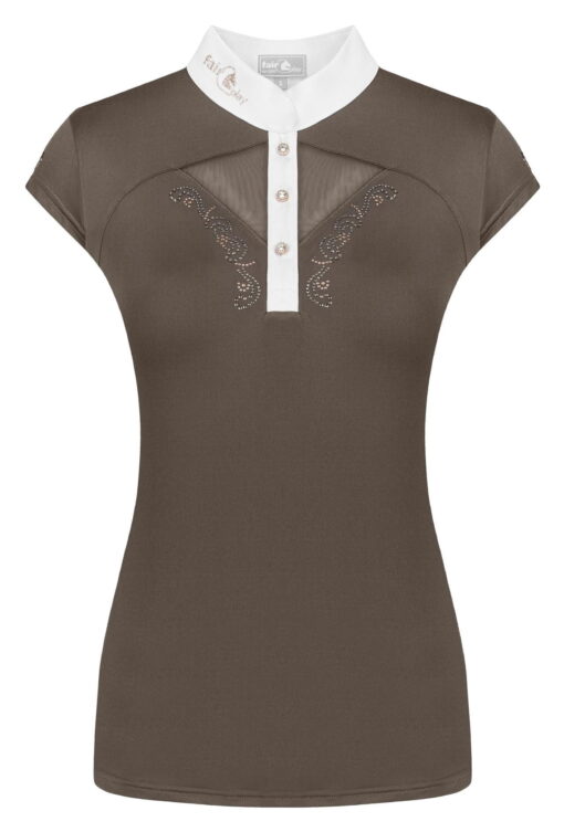 Fair Play Cathrine Rose Gold Competition Shirt Sleeveless 20 Fair Play Rose Gold Cathrine Competition Shirt Sleeveless Taupe Grey1