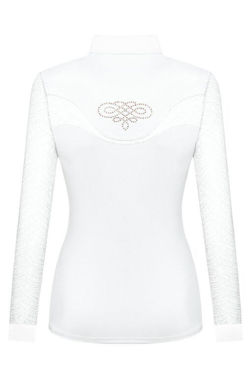 Fair Play Rose Gold Cecile Competition Shirt White Back