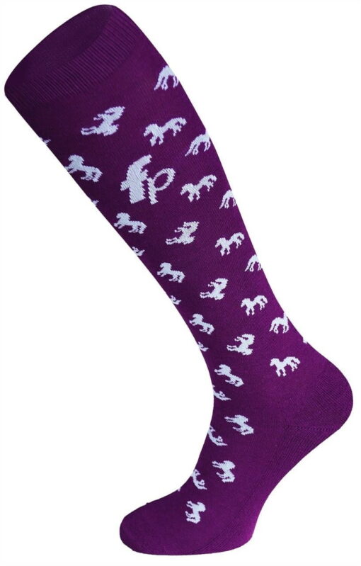 Fair Play Running Horses Burgundy