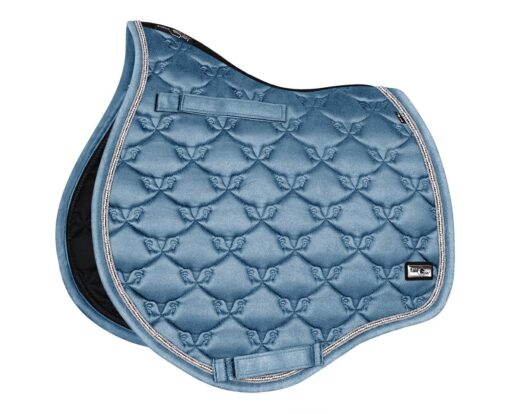 Fair Play Saddle Pad Horsy Pastel Blue Jumping
