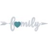 Family Arrow Metal Wall Décor 1 Family Arrow Metal Wall Décor