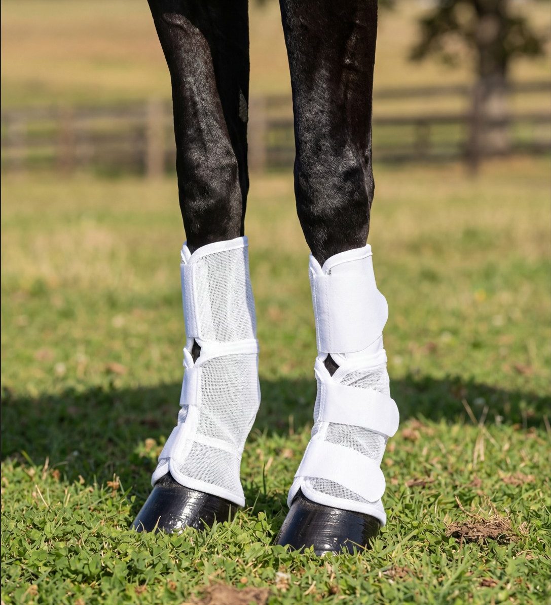 Tough1 Contoured Mesh Fly Boots - Horse 3 Fly Boots