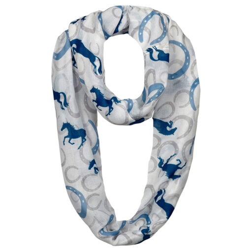 Galloping Horse Infinity Scarf Horses and Horseshoes