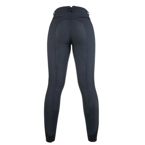 HKM Active Fit Silicone Breeches Black