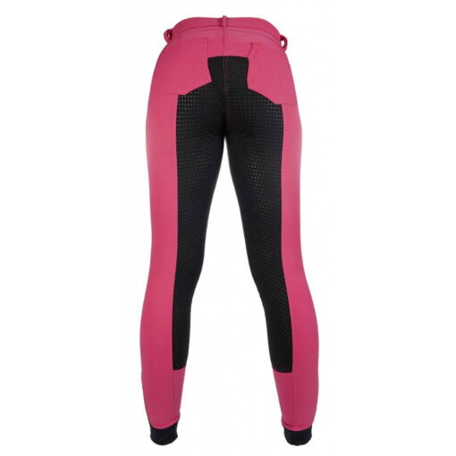 HKM Breeches South Dakota Silicone Full Seat Pink/Black