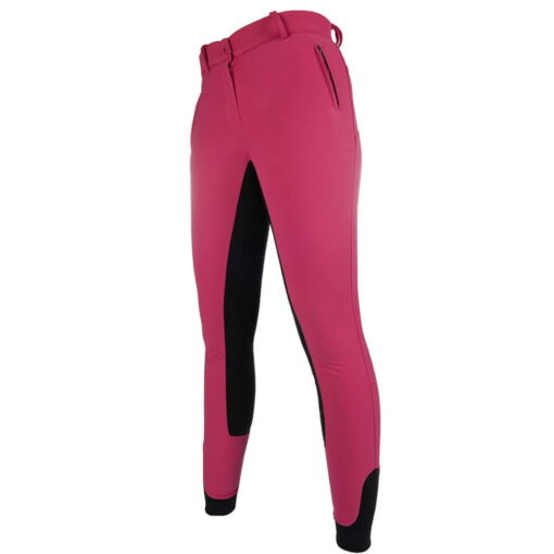 HKM Breeches South Dakota Silicone Full Seat Pink/Black