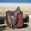 HKM Cavallino Marino Velluto gloss saddle pad