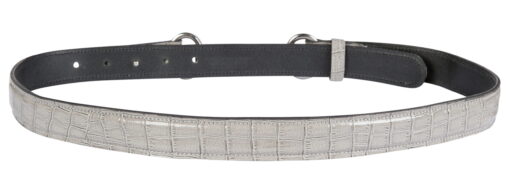 HKM Crocodile Printed Belt Grey 9 HKM Crocodile Printed Belt Grey 3 scaled