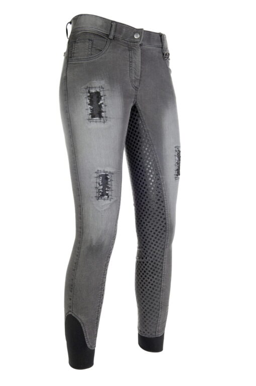 HKM Riding Breeches Hard Used Silicone Full Seat 1 scaled
