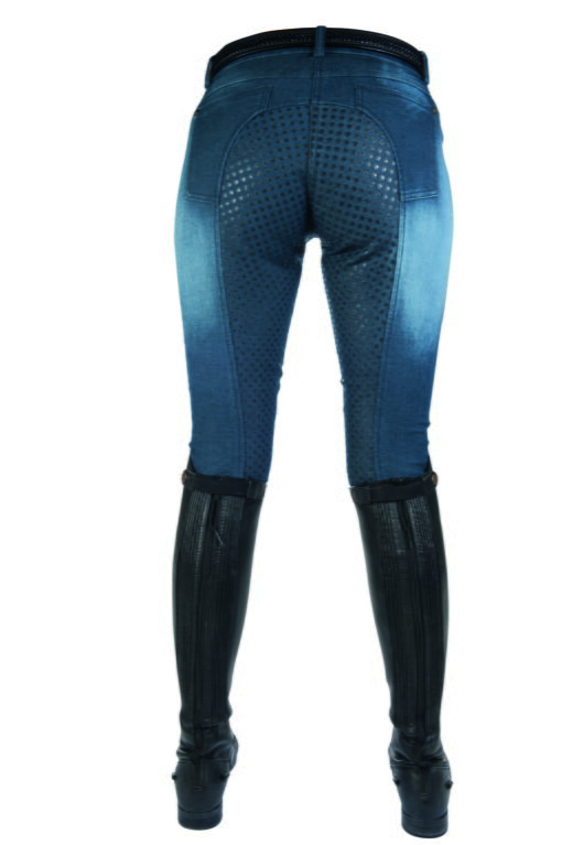 HKM Riding Breeches Hard Used Silicone Full Seat 5 scaled