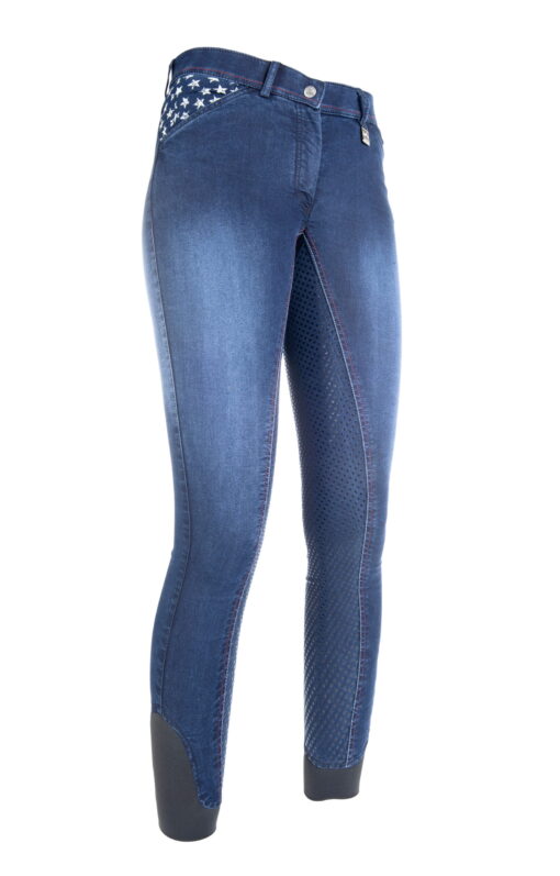 HKM Riding Breeches Stars & Stripes Denim 9 HKM Riding Breeches Stars Stripes Denim 2 scaled