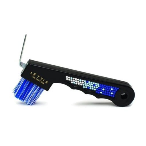 Hoofpick with brush Blue CrystalNaN