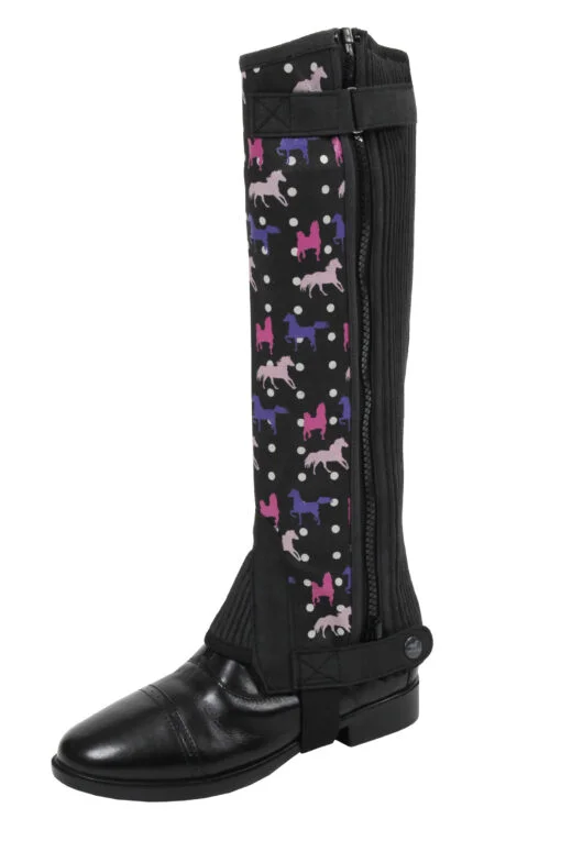 Horka Half Chaps Running Horses