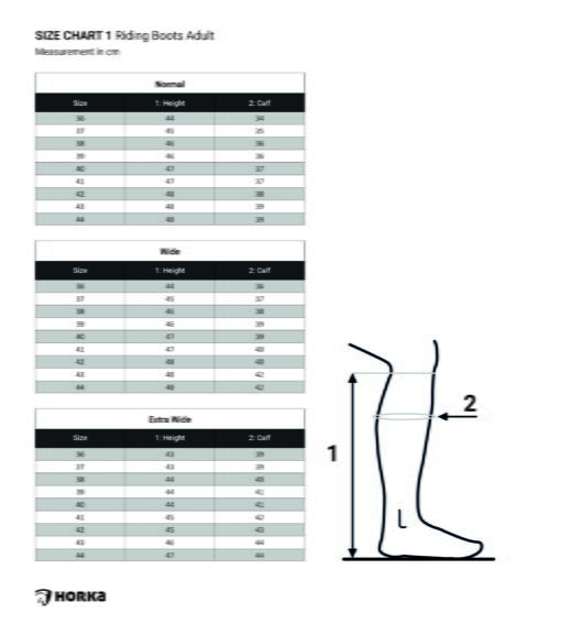 Horka Linsey Size Chart scaled