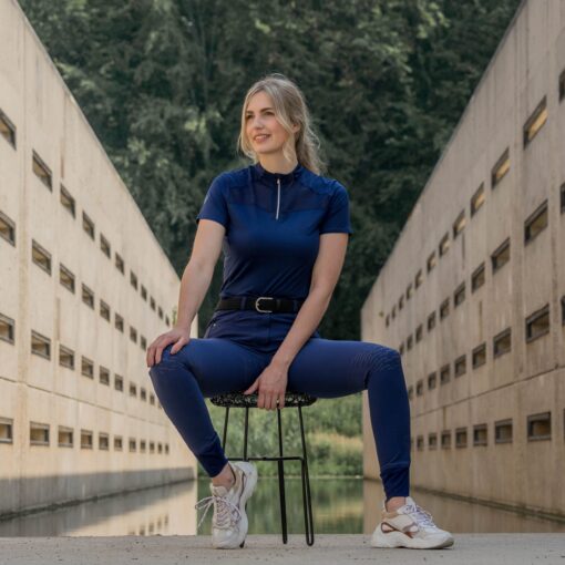 Horka Summer Riding Shirt Blue LifeStyle scaled