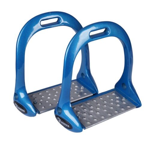 Horka Tech Tread Stirrup Irons Royal Blue