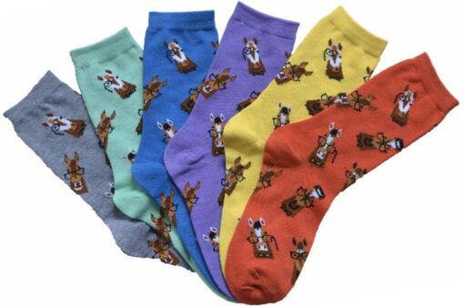 Horse Socks with Glasses
