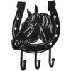 Horse/Horseshoe 3 Hook Rack 1 Horse/Horseshoe 3 Hook Rack