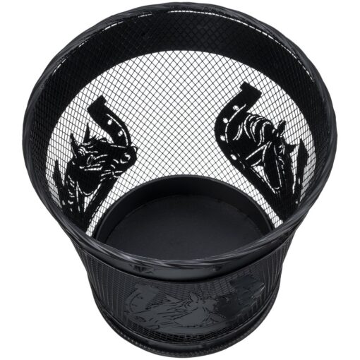 Horse/Horseshoe Wastebasket 7 HorseHorseshoe Wastebasket 2