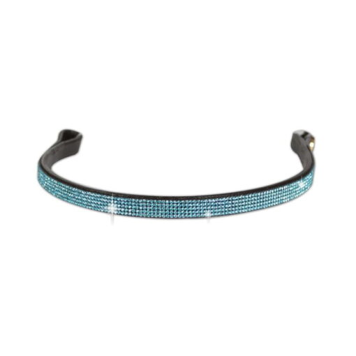 Horses Aqua Crystal Browband 10 Horses Aqua Crystal Browband1 1