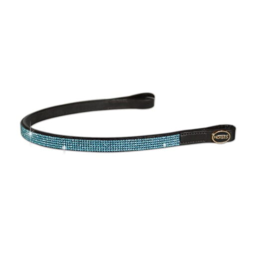 Horses Aqua Crystal Browband 13 Horses Aqua Crystal Browband3