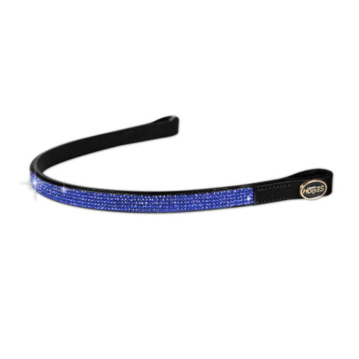 Horses Cobalt Blue Browband 14 Horses Cobalt Crystal Browband3