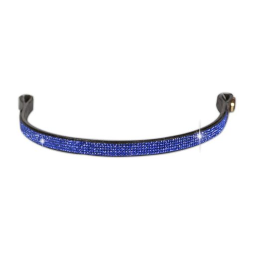 Horses Cobalt Blue Browband 13 Horses Cobalt Crystal Browband4