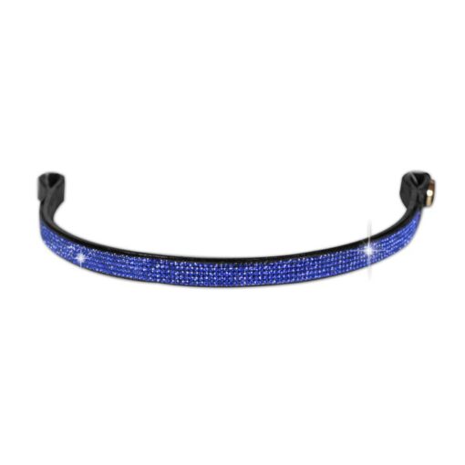 Horses Cobalt Blue Browband 12 Horses Cobalt Crystal Browband5
