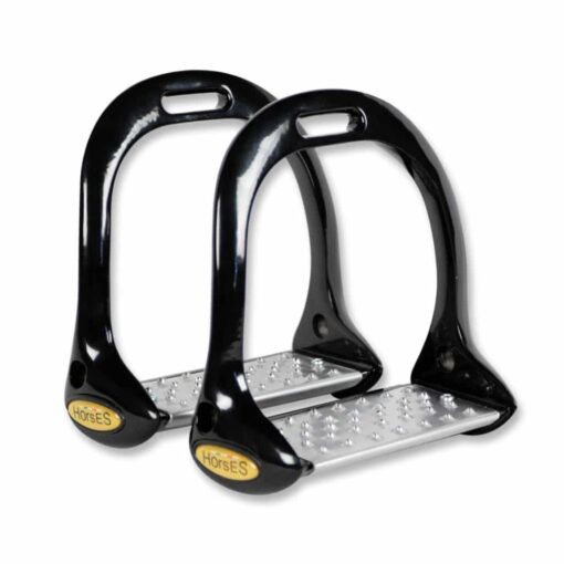 Horses Florenz Aluminium Stirrups Black