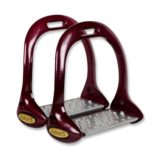 Horses Florenz Stirrup Irons Burgundy