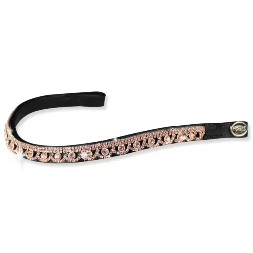 Horses Luxe Rose Gold Browband 12
