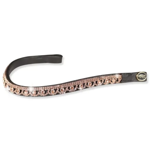 Horses Luxe Rose Gold Browband 13