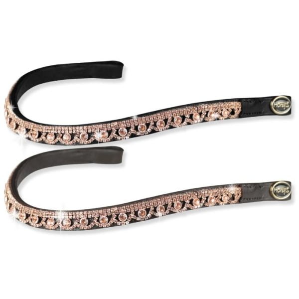 Horses Luxe Rose Gold Browband