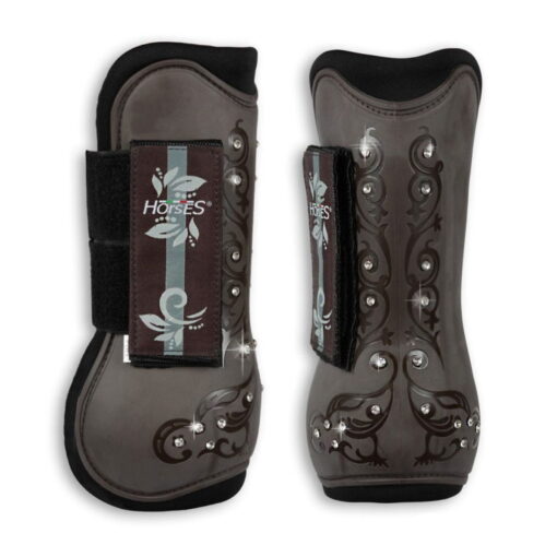 Horses Orchid Tendon Boots 11 Horses Orchid Tendon Boots Grey