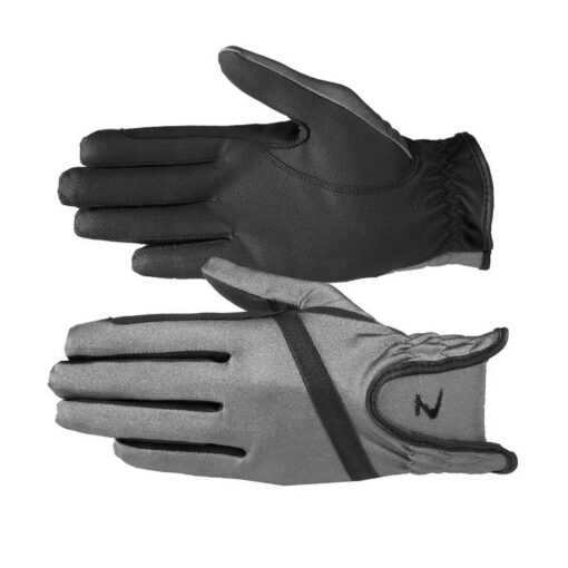 Horze Evelyn Womens Breathable Gloves Steel Grey