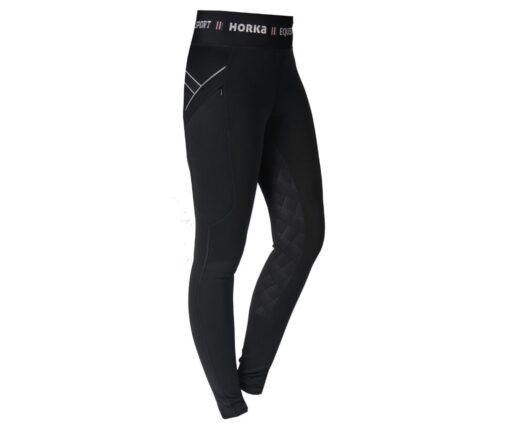 Horka Riding Tights Jubilee Silicone Full Seat Black